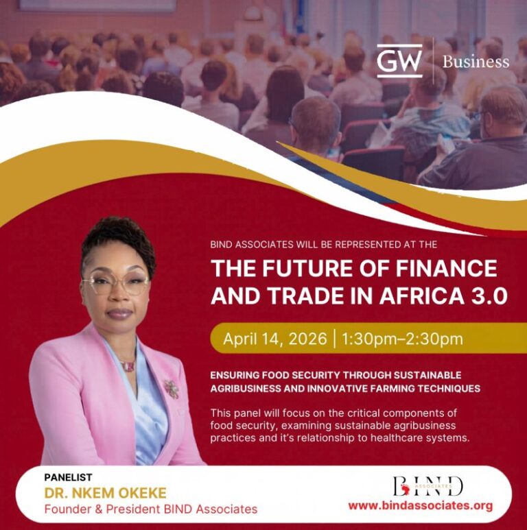 BIND Associates Joins Global Food Security Dialogue at George Washington University